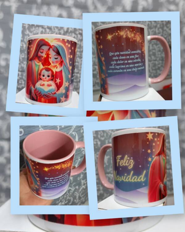 Mugs fondo y oreja rosa