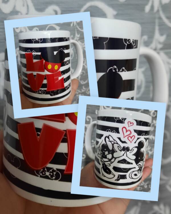 Mugs oreja y fondo blanco personalizado edición 2